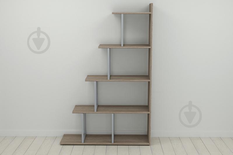 Этажерка Ferrum-decor Стелла 1600x1020x300 Серый металл ДСП Дуб Сонома Трюфель (STEL012)