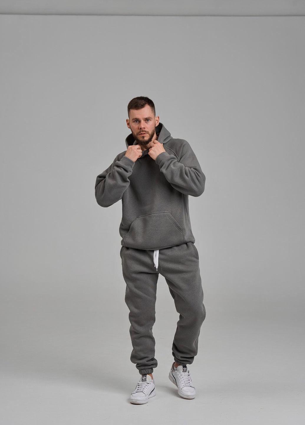 Спортивный костюм мужской UT на флисе XL Графитовый (SKM04 графит XL)