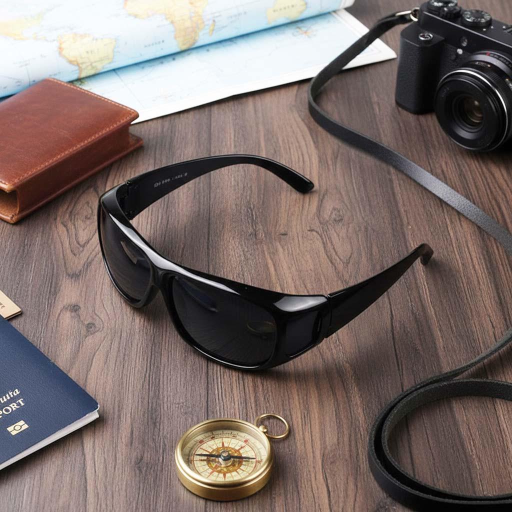 Очки защитные антибликовые HD Vision Wrap Arounds для водителей/велосипедистов Black - фото 6 Очки защитные антибликовые HD Vision Wrap Arounds для водителей/велосипедистов Black - фото 6