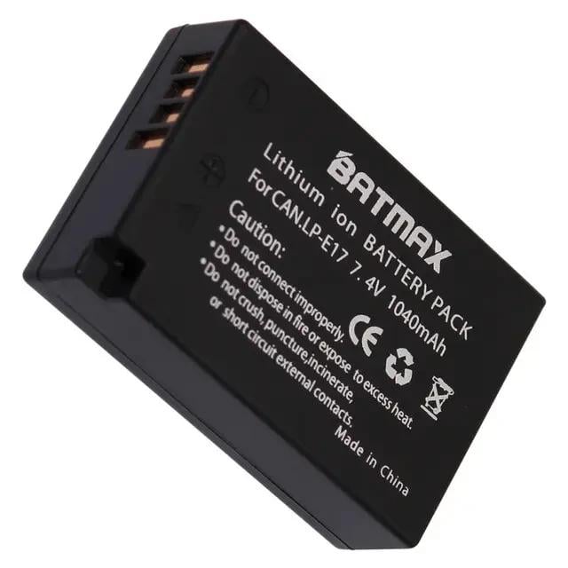 Аккумулятор Batmax LPE17 для фотоаппаратов Canon 77D 750D 760D 850D 800D 250D 200D 1040 ма - фото 1