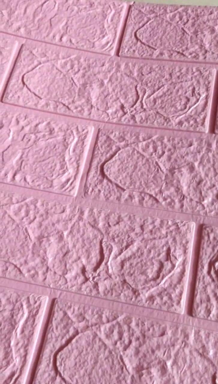 3D-панель декоративная самоклеящаяся под кирпич розовый 700x770x3 мм (BN3-020) - фото 9 3D-панель декоративная самоклеящаяся под кирпич розовый 700x770x3 мм (BN3-020) - фото 9