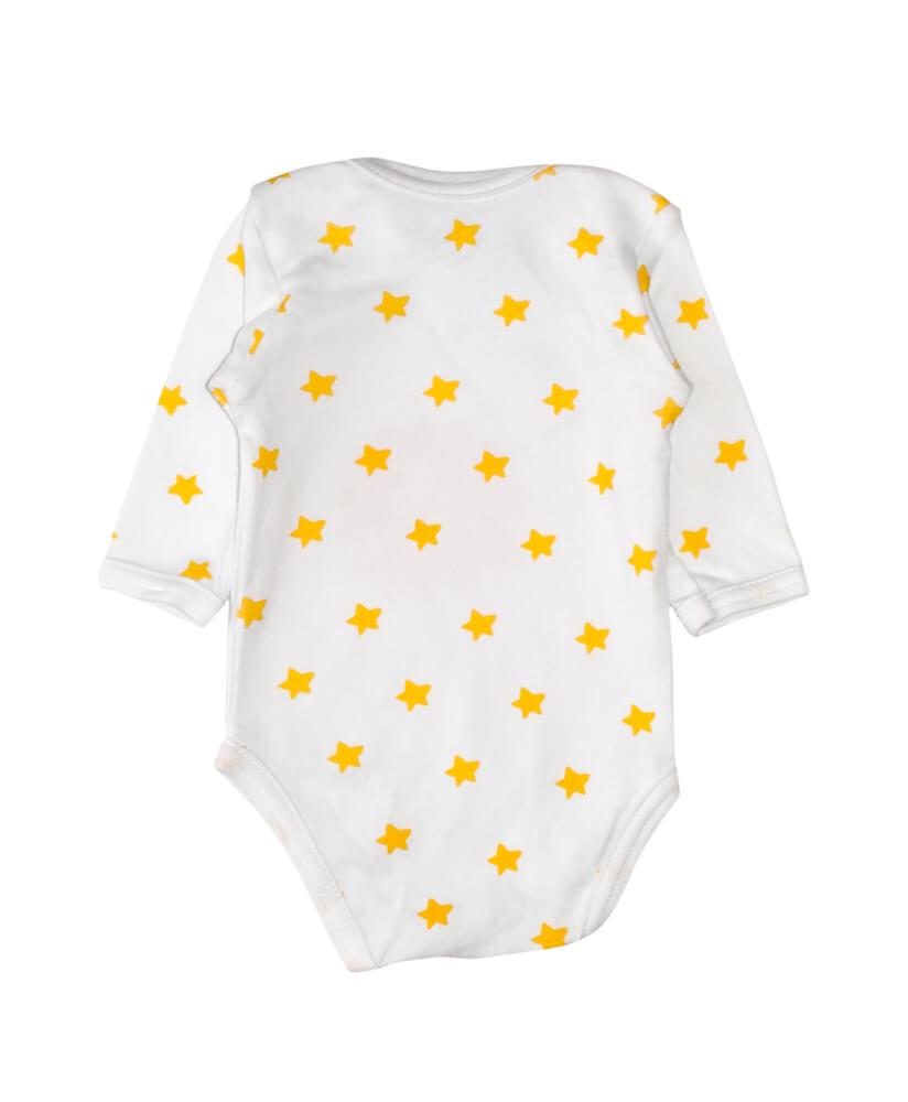 Боди детский Звездочки 56 см Белый (1645-56) - фото 2 Боди детский Звездочки 56 см Белый (1645-56) - фото 2