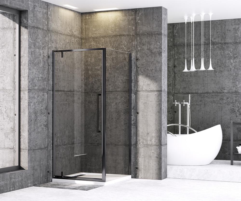 Душевая кабина без поддона MIXXUS Premium BEVEL SC01-90x90x195-TR прозрачное стекло 6 мм Black (MI6864) - фото 6