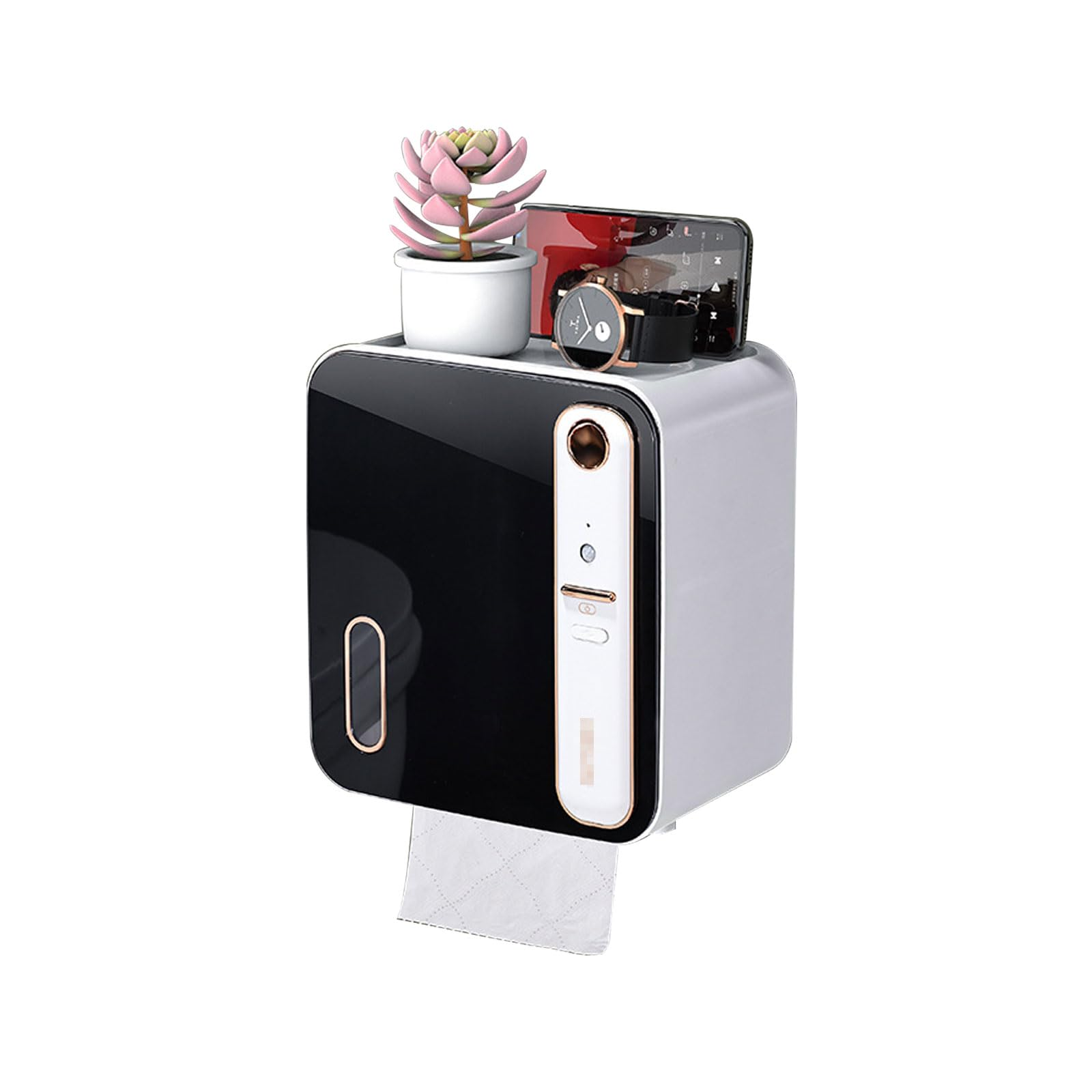 Держатель для туалетной бумаги с ароматерапией LY-837 USB настенный/с полкой/пластиковый 235х21х146 см Белый (opt-104030) Держатель для туалетной бумаги с ароматерапией LY-837 USB настенный/с полкой/пластиковый 235х21х146 см Белый (opt-104030)