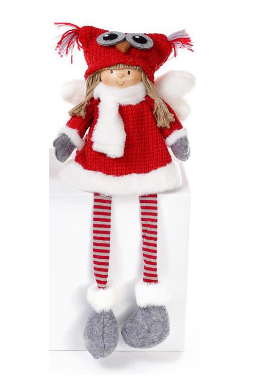 Мягкая игрушка Ангел в шапке сидящий 52 см (BD-822-135-A1)