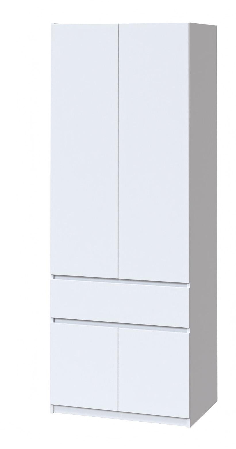 Шкаф для одежды Мастер Форм Брайт 800х520х2000 мм Белый (20568) - фото 1