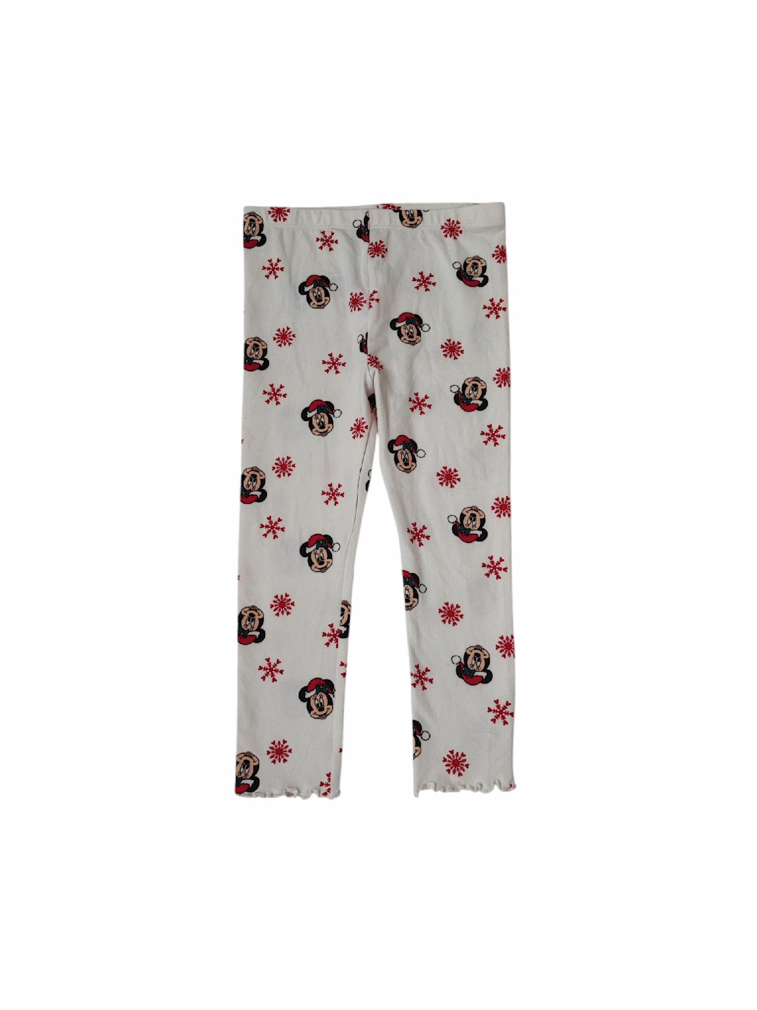 Легінси дитячі новорічні для дівчинки PRIMARK 98 см Кремовий (25101067)