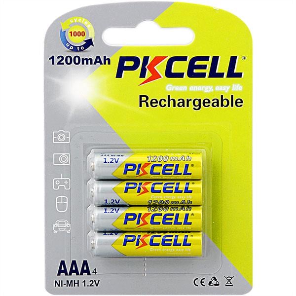 Акумулятор PKCELL Ni-MH AA1200-4B AA 1200 mAh 1,2V 4 шт. (8460)