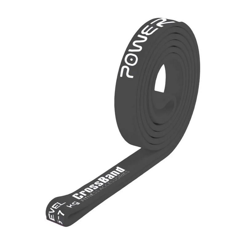 Резинка для фитнеса и подтягиваний PowerPlay Power Band 4115 2-7 кг Черный