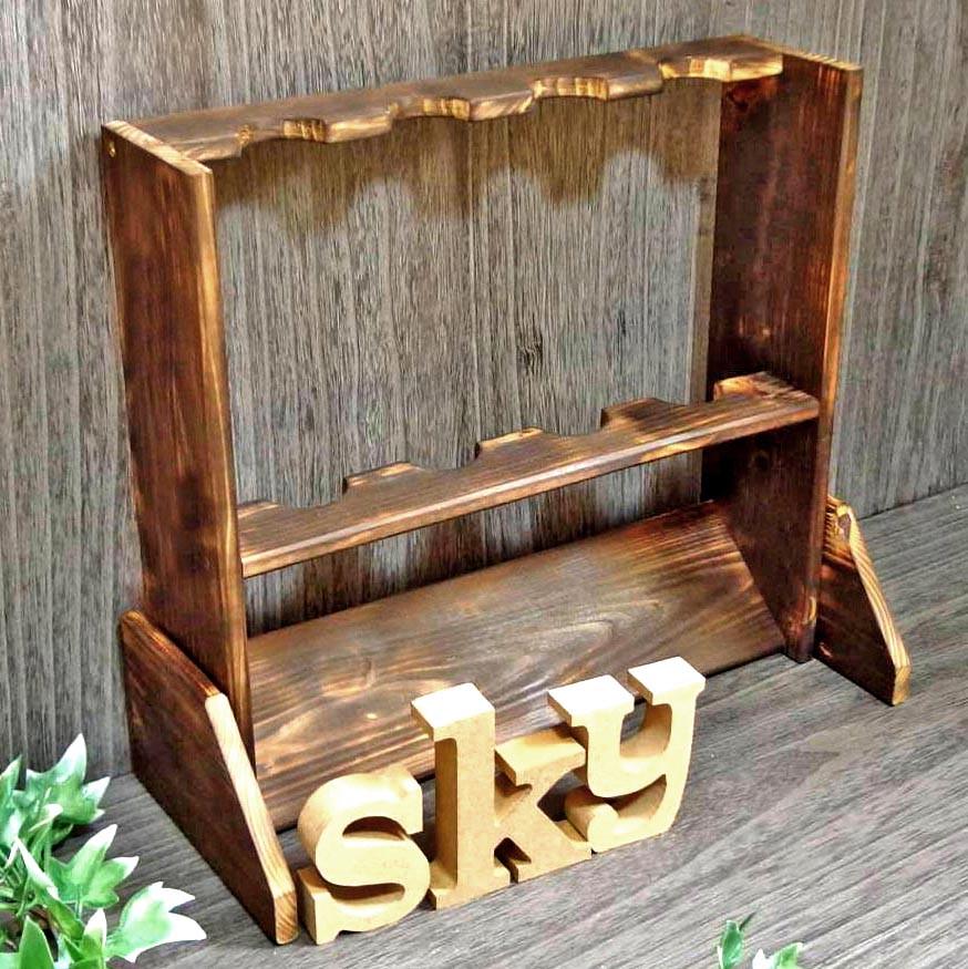 Органайзер для удочек из дерева Болонь 4 Латте (РЫБ-041316)