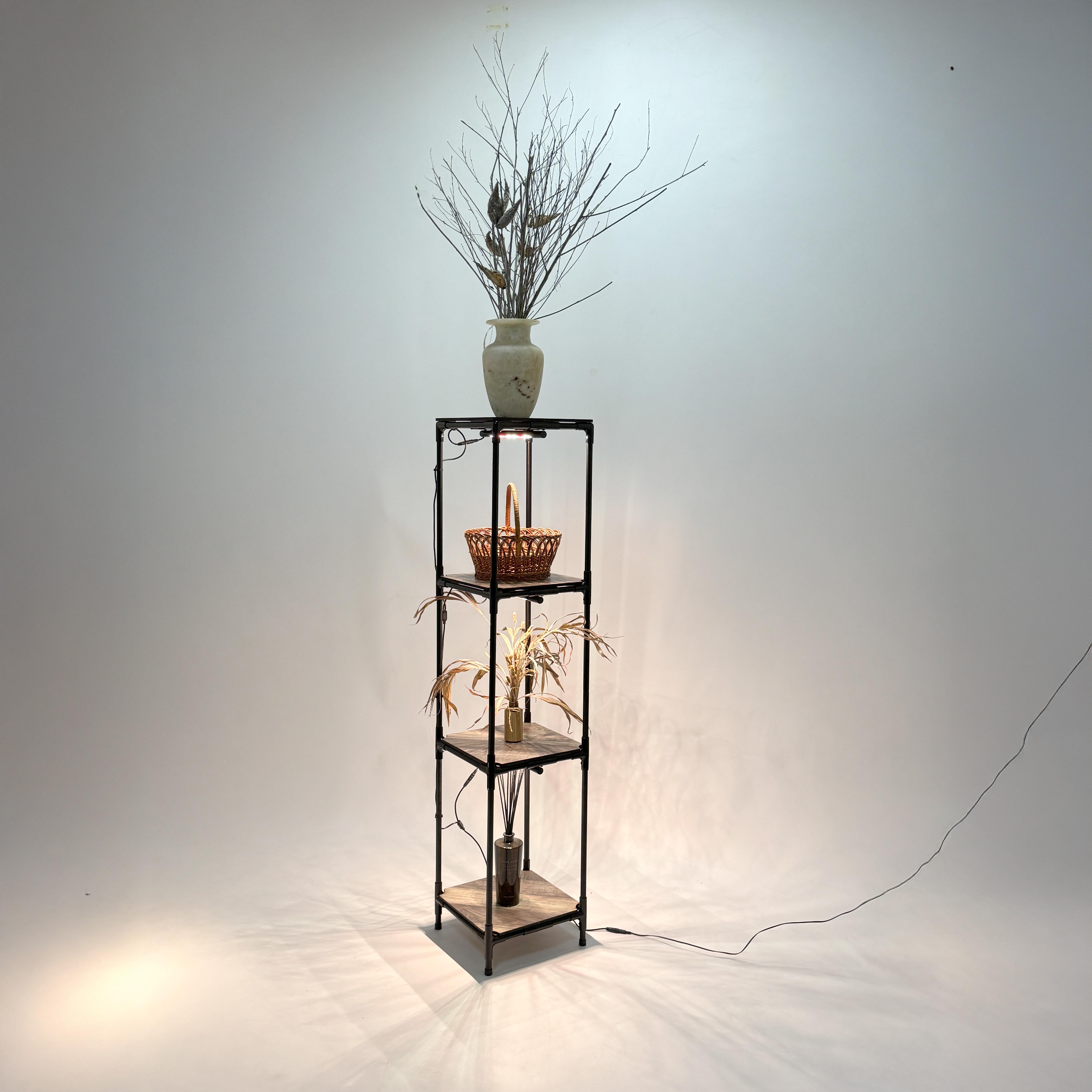 Стелаж для рослин Troya Light 4х рівневий металевий з підсвічуванням 1,45 м (27507079) - фото 6 Стелаж для рослин Troya Light 4х рівневий металевий з підсвічуванням 1,45 м (27507079) - фото 6