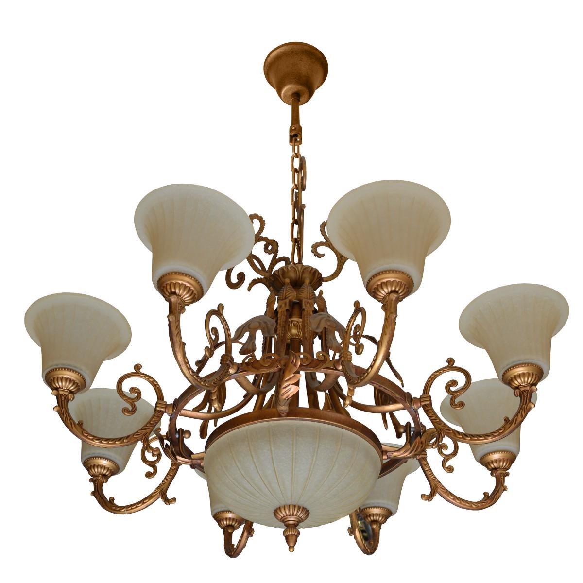 Люстра підвісна прованс велика Brille BKL-177S/11 для холу