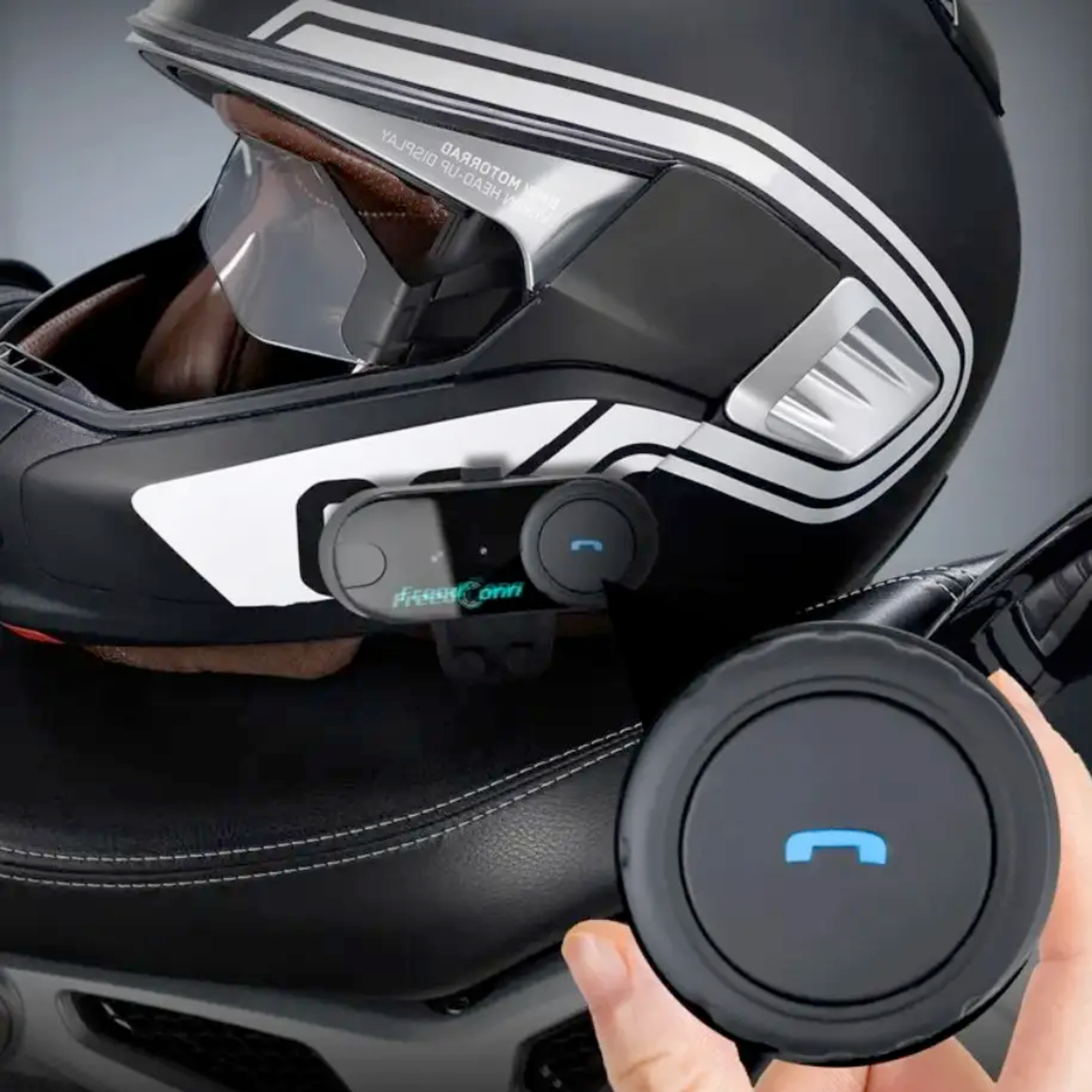 Гарнітура мотоциклетна Freedconn T-Com VB для шолома з бездротовим зв'язком Bluetooth (24421779) - фото 6 Гарнітура мотоциклетна Freedconn T-Com VB для шолома з бездротовим зв'язком Bluetooth (24421779) - фото 6