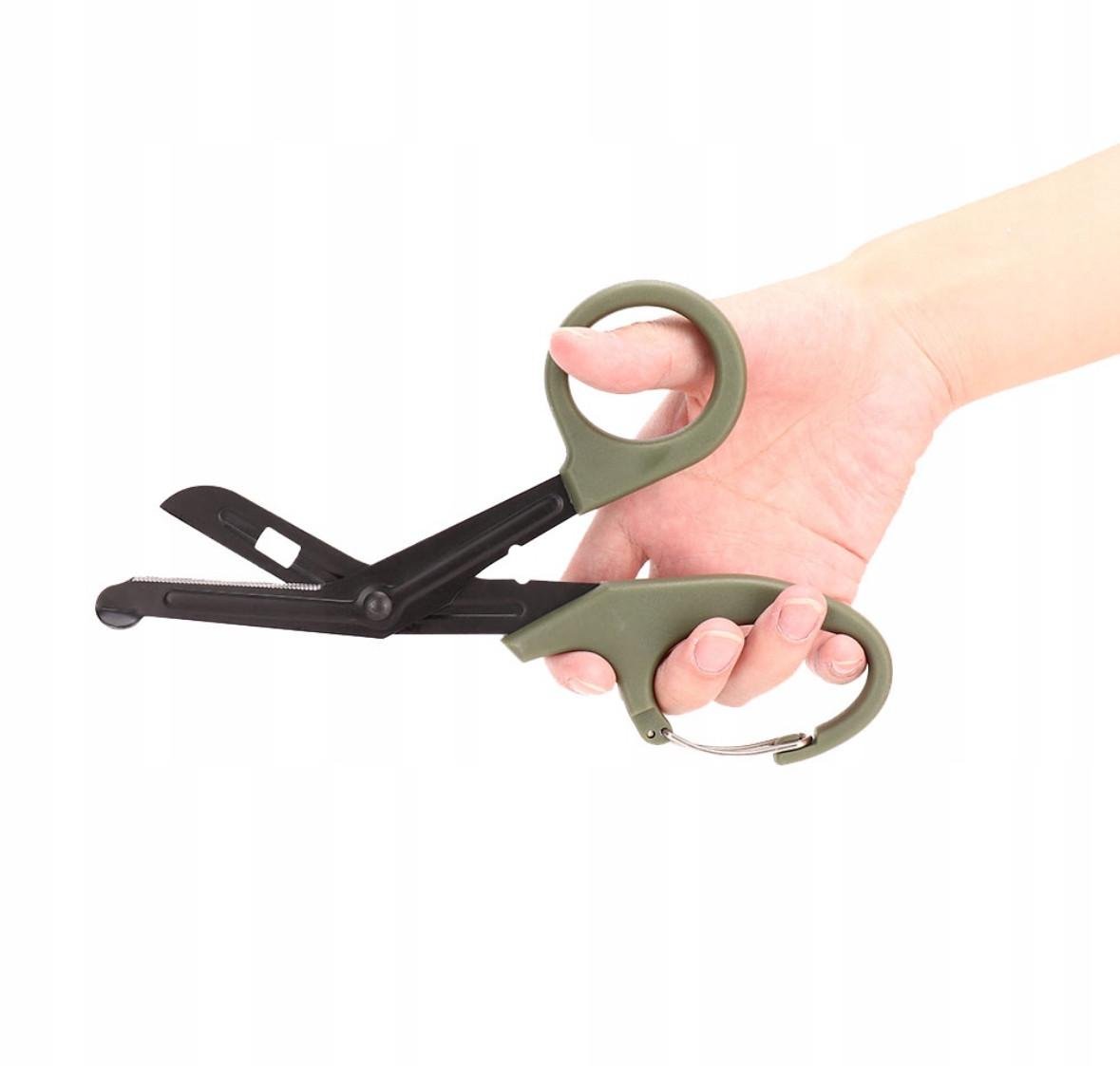 Ножиці атравматичні для парамедика з карабіном 19 см (1193) - фото 2 Ножиці атравматичні для парамедика з карабіном 19 см (1193) - фото 2