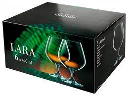 Набор бокалов для коньяка Bohemia Lara 40415/400 400 мл 6 шт. - фото 3