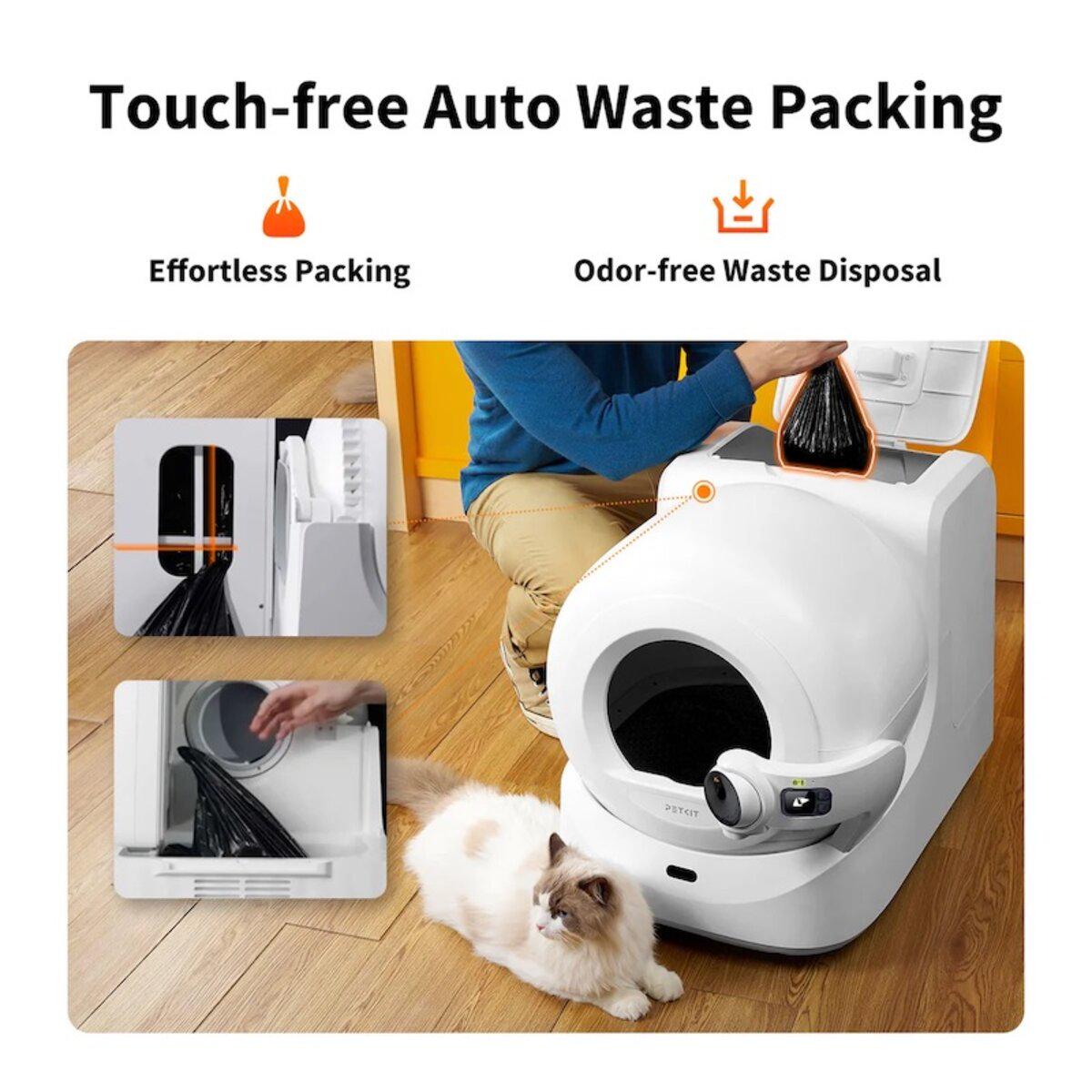 Лоток для кошек смарт автоматический PETKIT Purobot Ultra with Camera 75 л White (P9903) - фото 12 Лоток для кошек смарт автоматический PETKIT Purobot Ultra with Camera 75 л White (P9903) - фото 12
