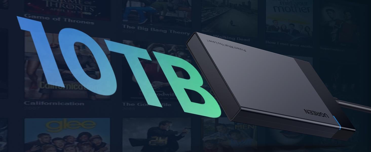 Корпус UGREEN для SSD/HDD 2.5"/5 Гбіт/с SATA III з USB кабелем 0.3 м Чорний (30847) - фото 5