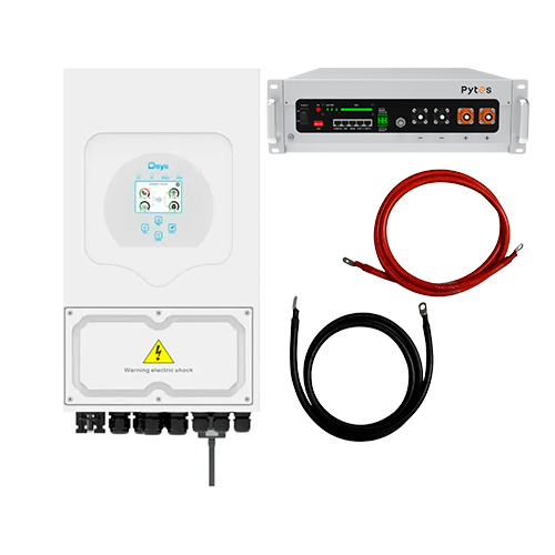 Комплект автономного енергопостачання Deye SUN-8K-SG05LP1-EU 8kW та Pytes V5 5,12kWh White (31330175)