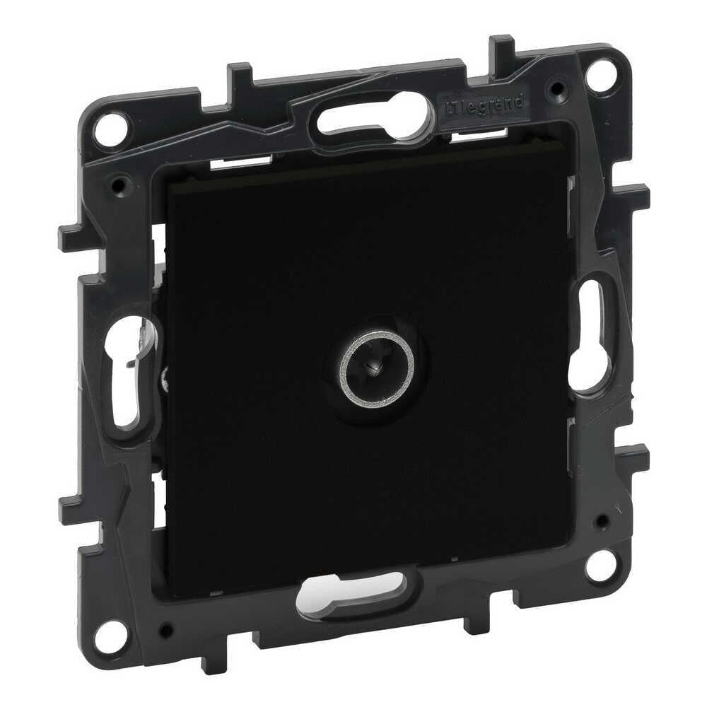 Розетка Legrand Niloe Step TV 1-ная Черный (863574)