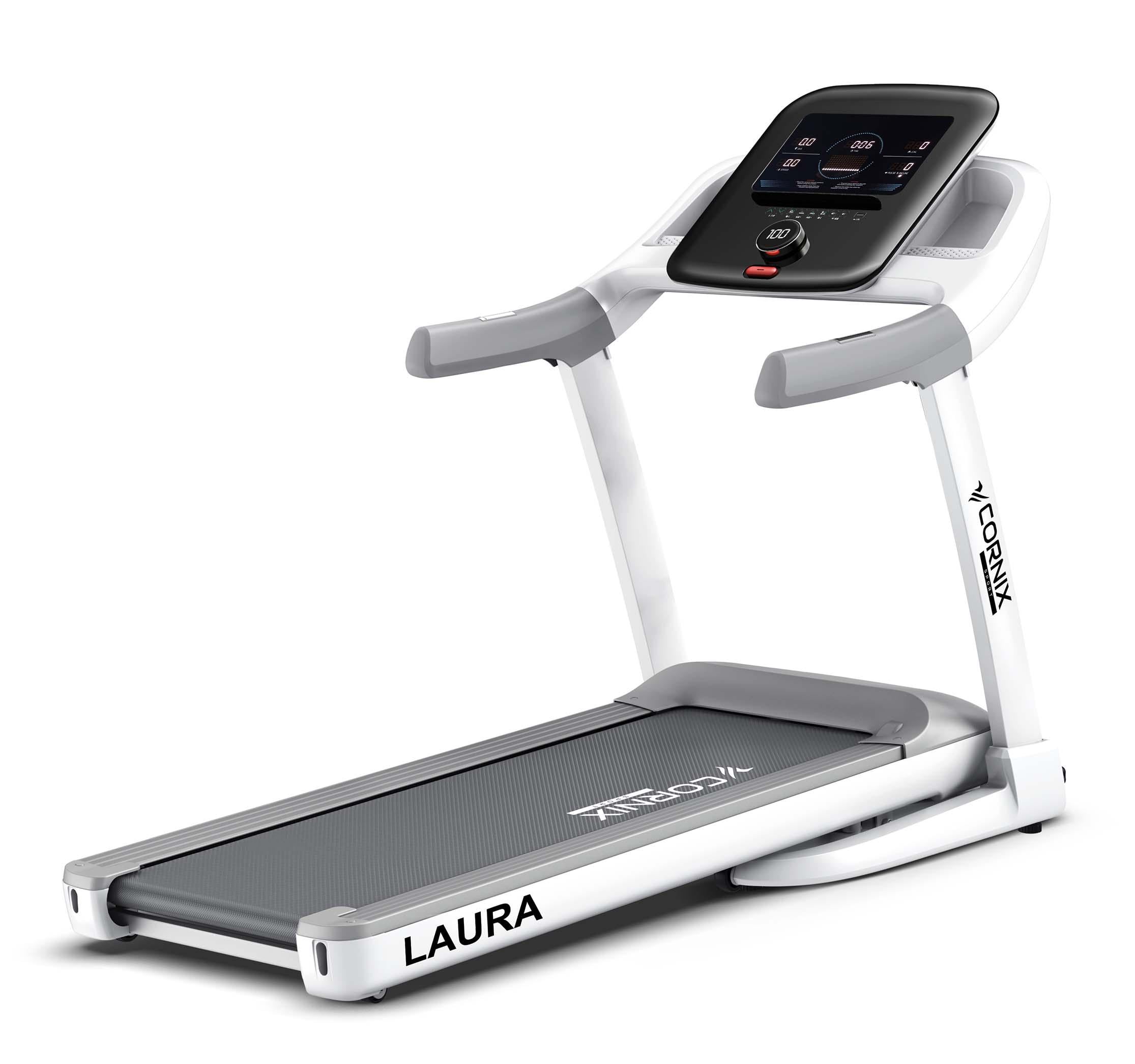Беговая дорожка Cornix Laura White/Grey (5000)