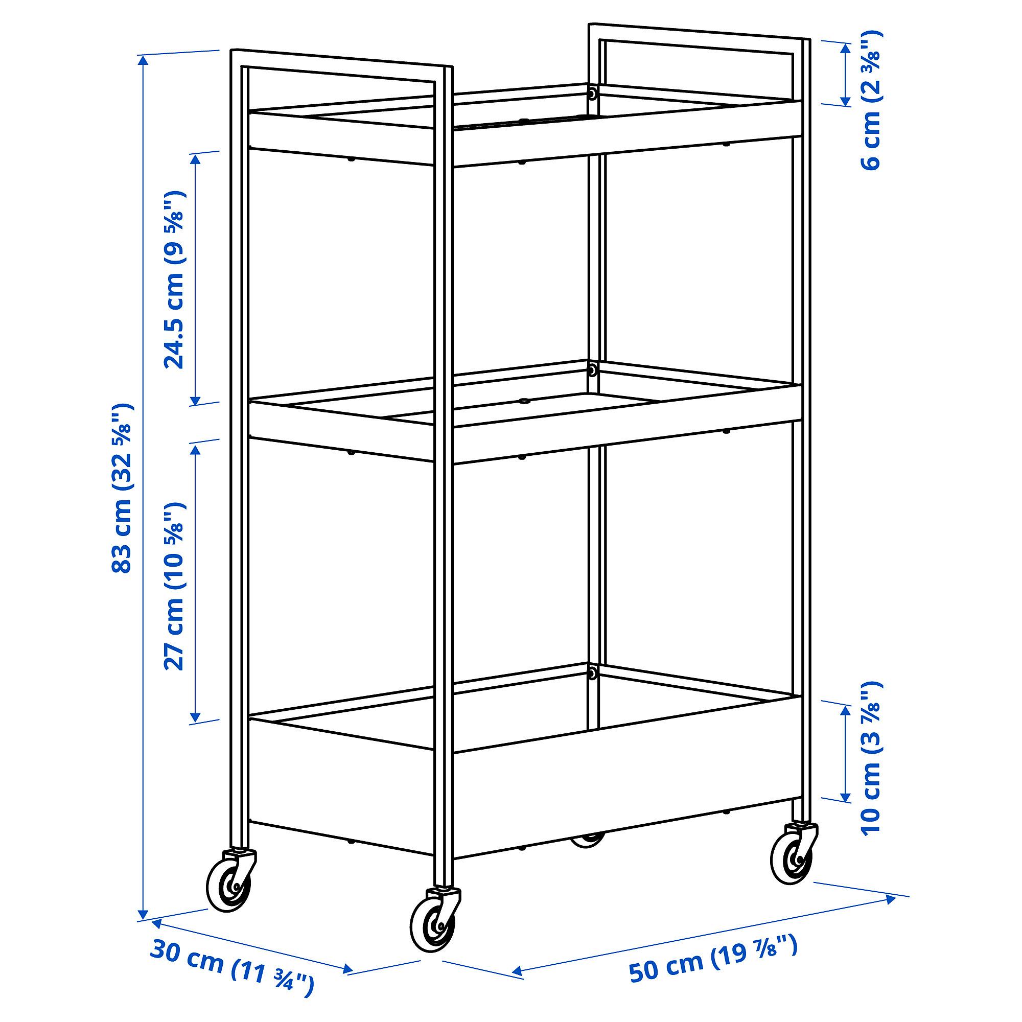 Візок IKEA NISSAFORS 203.997.77 - фото 9