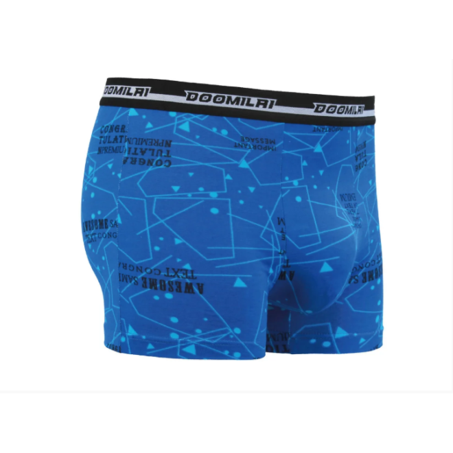 Мужские трусы DOOMILAI Стрейчевые из бамбука 4XL Синий (D-01406)