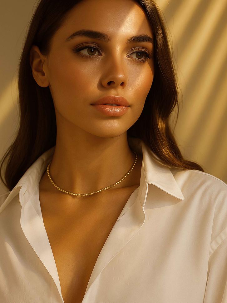 Чокер LeBijou із золотистого гематиту (5156)