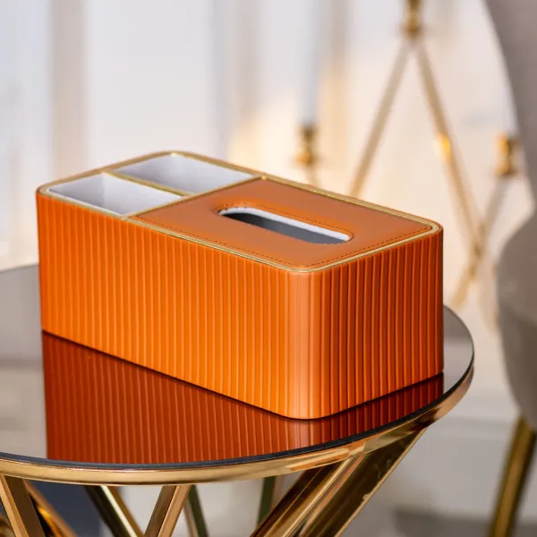 Серветниця-органайзер з еко-шкіри для дому та кафе 3 відділення Коричневий - фото 6 Серветниця-органайзер з еко-шкіри для дому та кафе 3 відділення Коричневий - фото 6