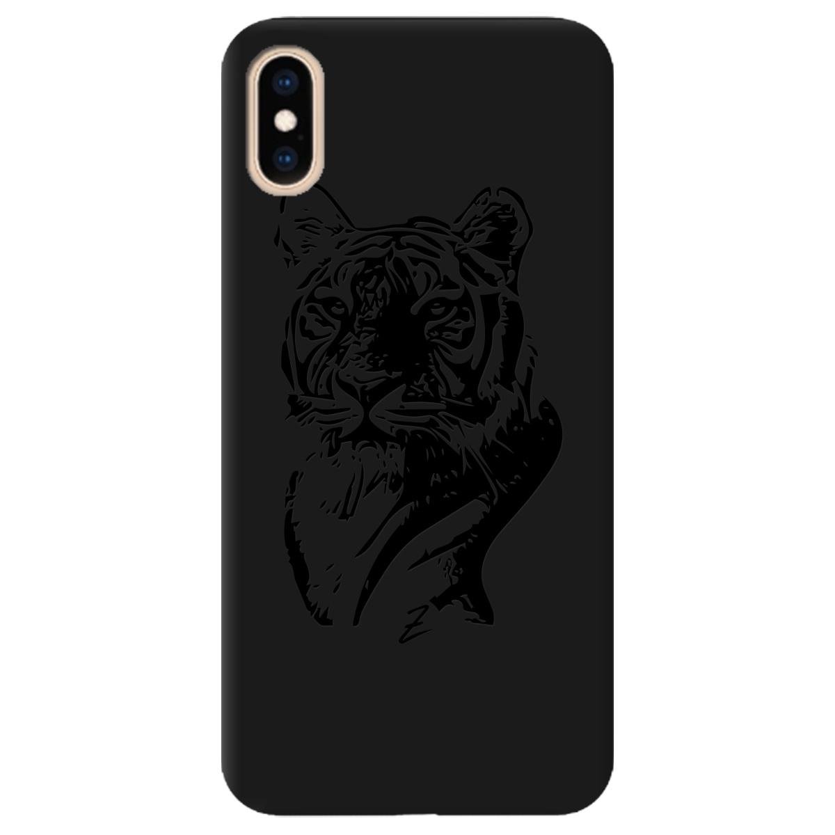 Силіконовий чохол Zorrov для Apple iPhone XS - Tiger (11210040206052138)