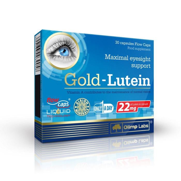 Лютеин Olimp Gold-Lutein 22 мг с зеаксантином и DHA 250 мг 30 капс.