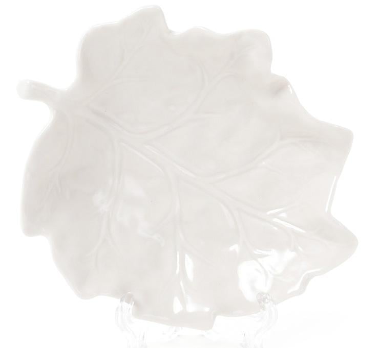 Блюдо Лист 15х13,1 см Белый (32317398)