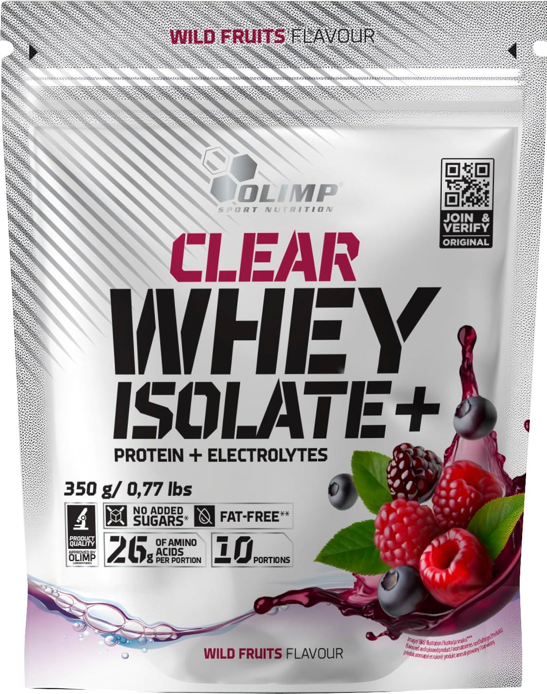 Протеин Olimp Clear Whey Isolate+ 350 г дикие фрукты