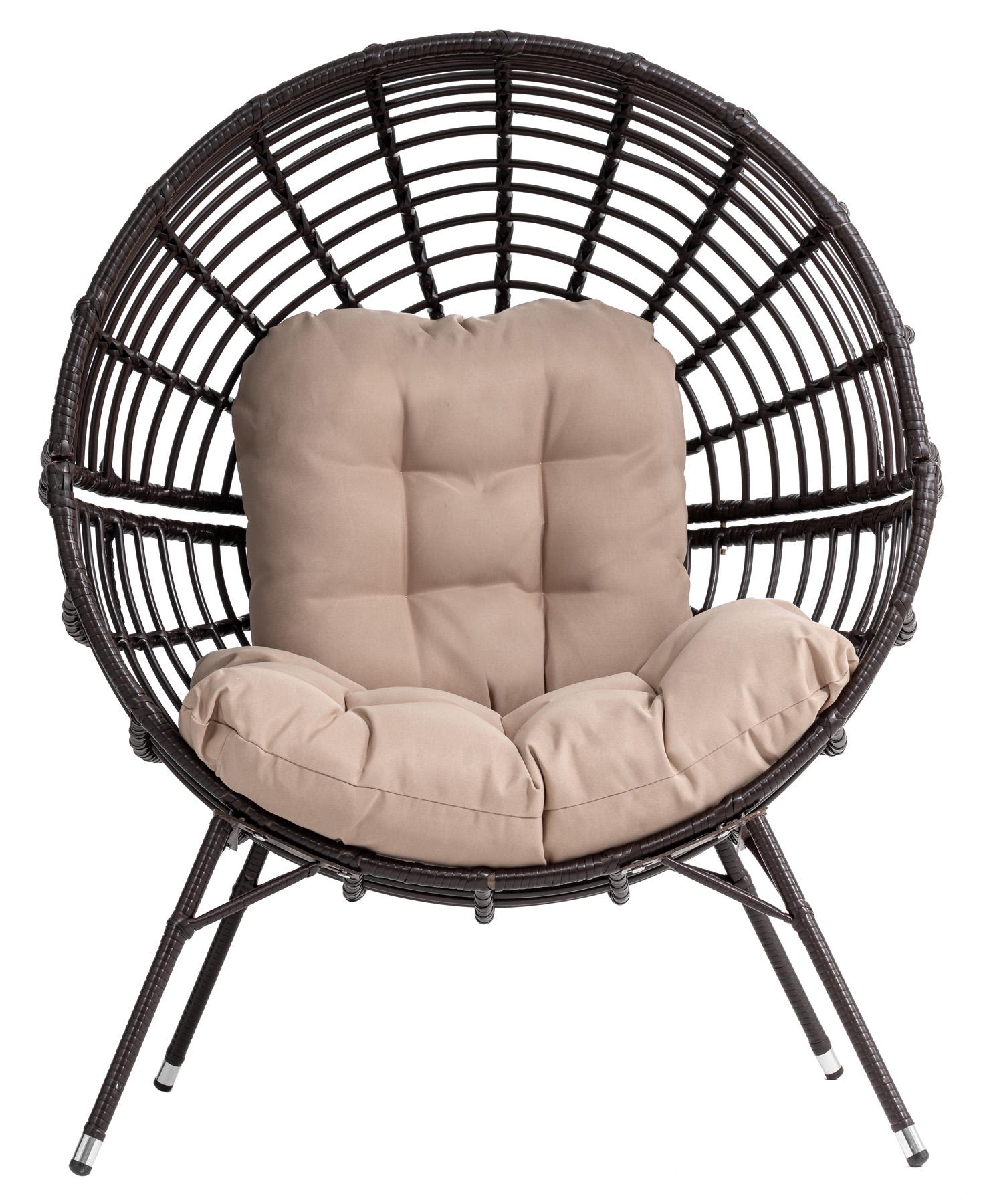 Кресло садове di Volio Arancia Коричнево-бежевый - фото 2