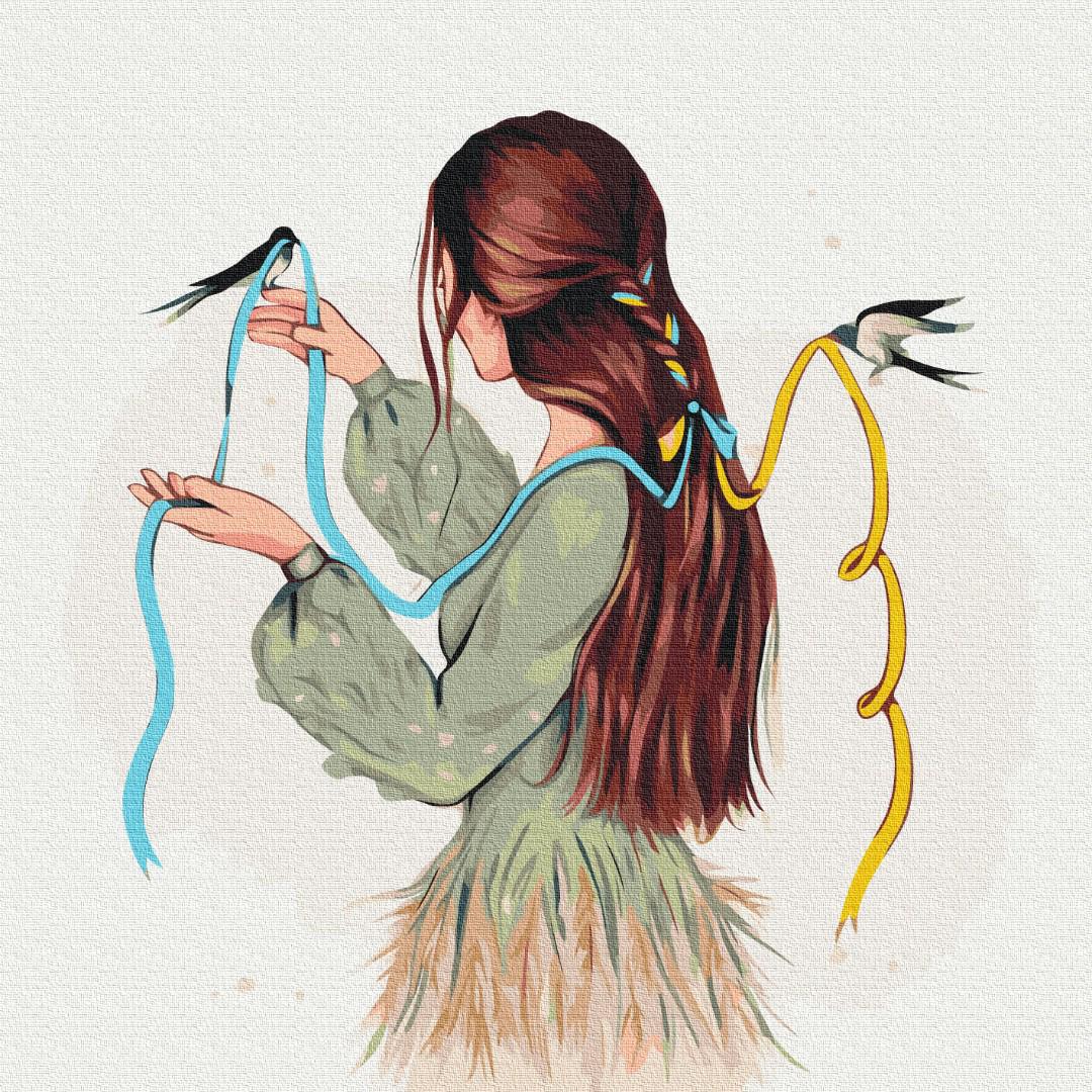 Картина по номерам Brushme Полет свободы 30 см (BS53100M)