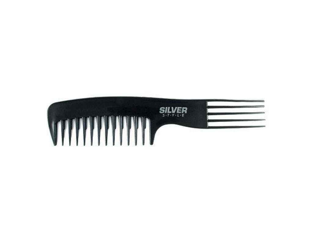 Расческа Silver Style RP-302 тонкая 21x4 см пластик (1035427)