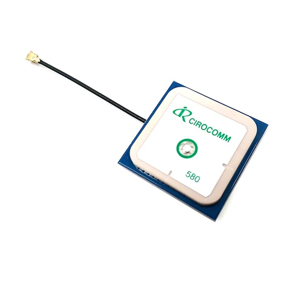 Антенна GPS GNSS Beitian BT-580 Cirocomm активная керамическая 1575,42 MHz L1 32 dB IPEX 25х25 мм (00-00029338)
