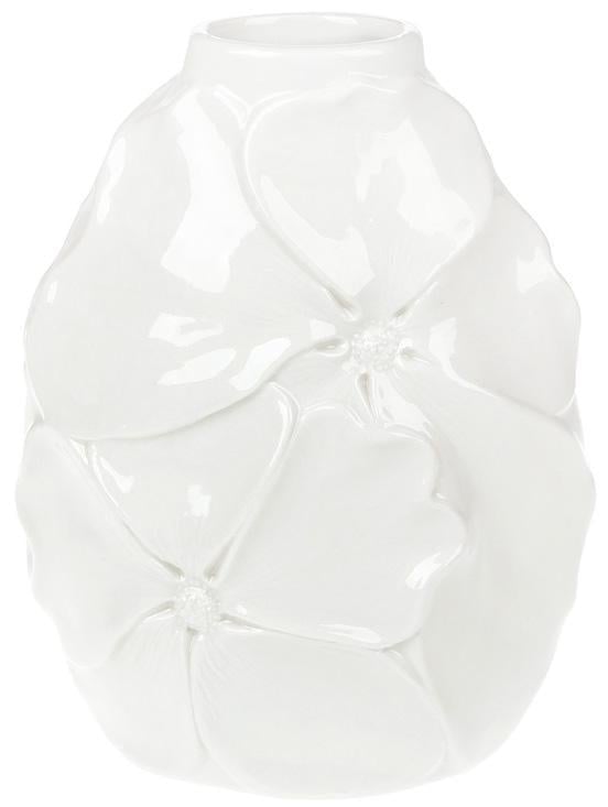 Ваза керамічна Незабудка 22,5 см Білий (BD-727-259)