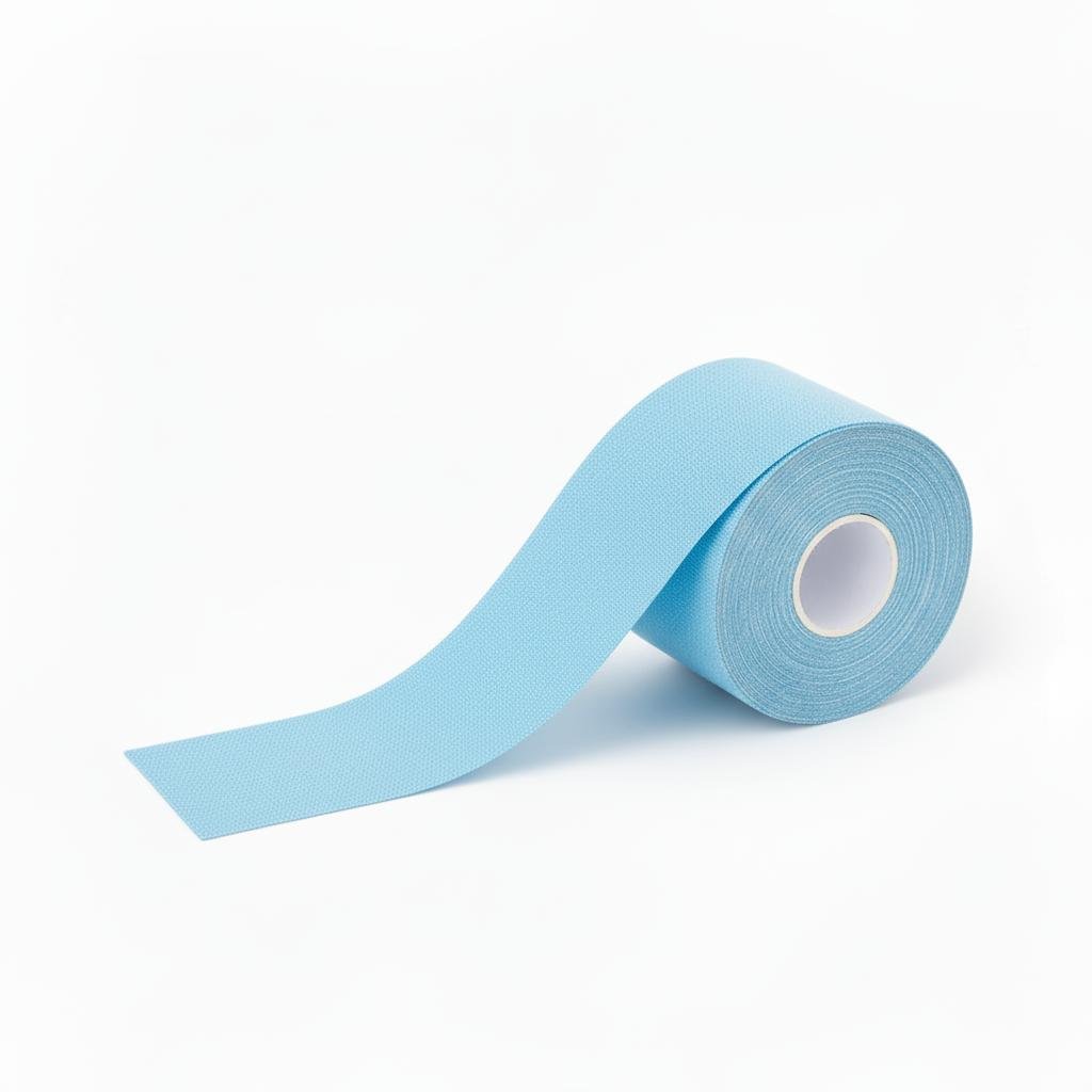 Кінезіо тейп еластичний для спорту/реабілітації та косметології 2,5х2,5 см 5 м Блакитний (2767546394)