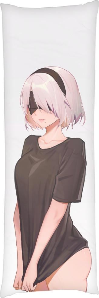 Подушка дакимакура Nier Automata 7 50x150 см (13546122)