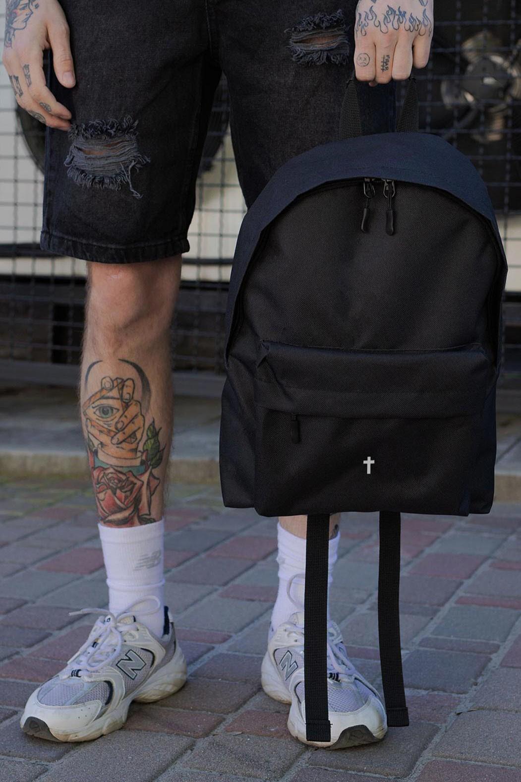 Рюкзак повседневный Without Compact унисекс с принтом Dagger Black (8049948)