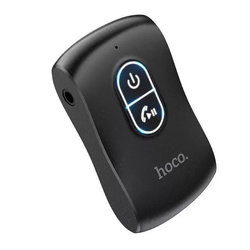 Bluetooth-ресивер Hoco E73 Pro Journey AUX BT audio receiver/transmitter Black Star (6931474783752)