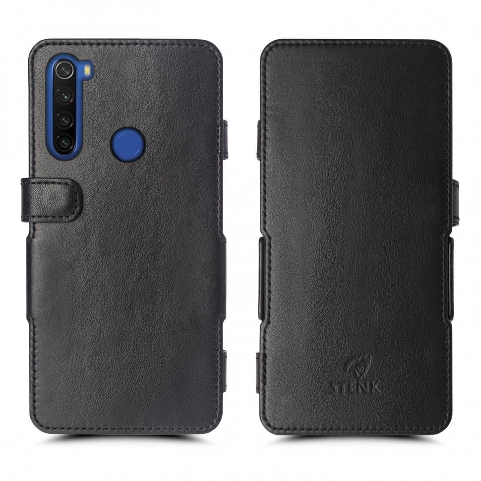 Чехол книжка Stenk Prime для Xiaomi Redmi Note 8 Черный (64628)