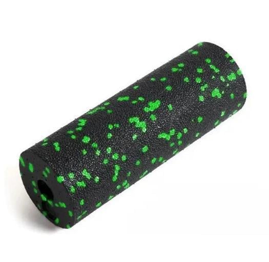 Массажный ролик гладкий PowerPlay PP-4346 Mini EPP Foam Roller 15,3x5,3 см Черный/Зеленый (60826)