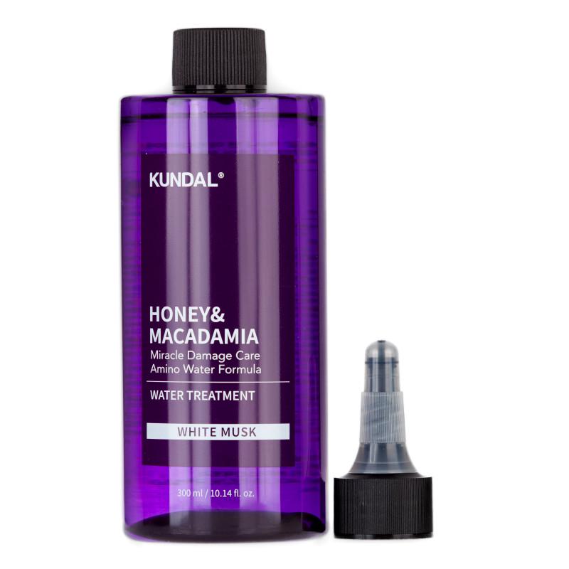 Маска-филлер для волос Kundal Honey&Macadamia Miracle Damage Care Water Treatment White Musk 300 мл (23572307) - фото 2 Маска-филлер для волос Kundal Honey&Macadamia Miracle Damage Care Water Treatment White Musk 300 мл (23572307) - фото 2