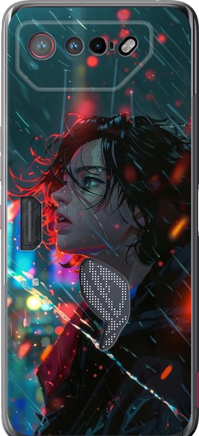 Чехол на Asus Rog Phone 7 Ночные огни (6096u-3405-42517)