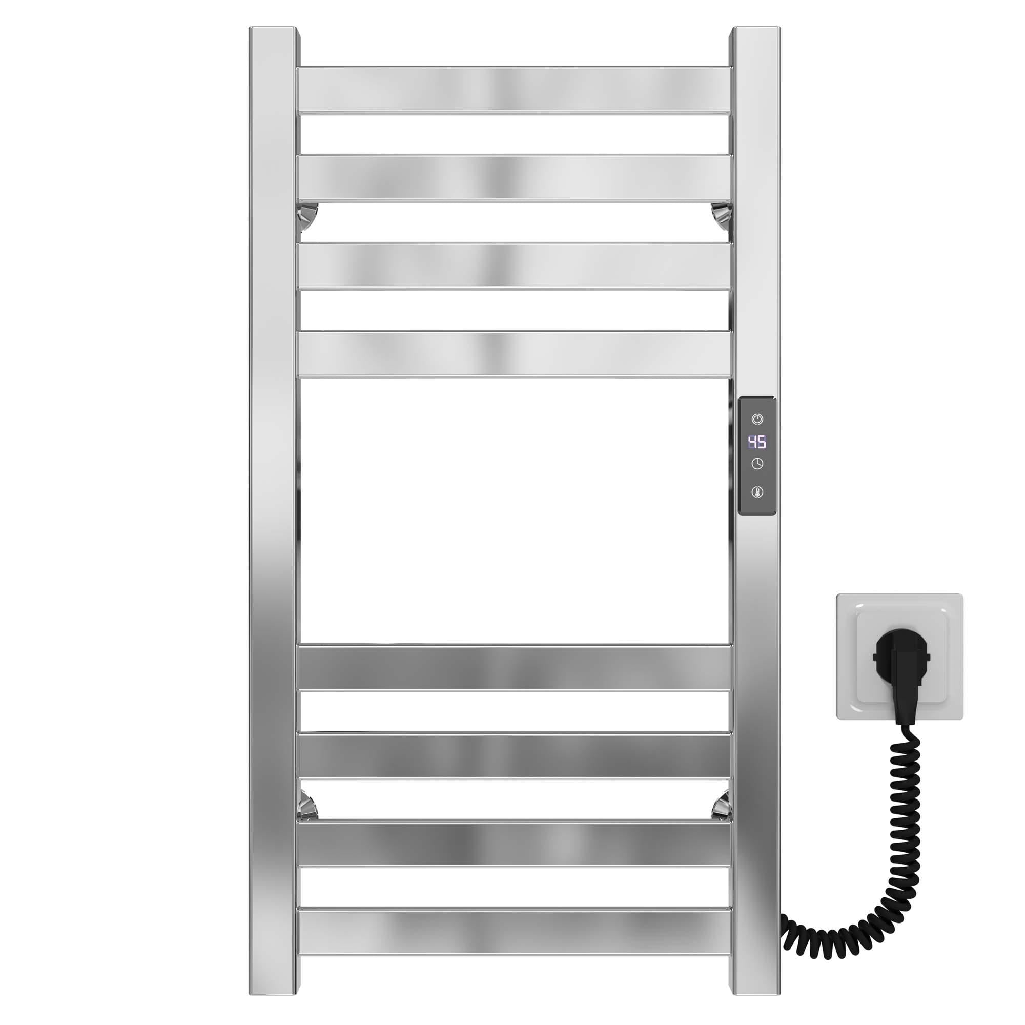 Полотенцесушитель электрический Deffi Magnus П8 JD04 правое подключение нержавеющая сталь 300х600 мм Хром (A.MA.60.30.8.E.C.R.2)