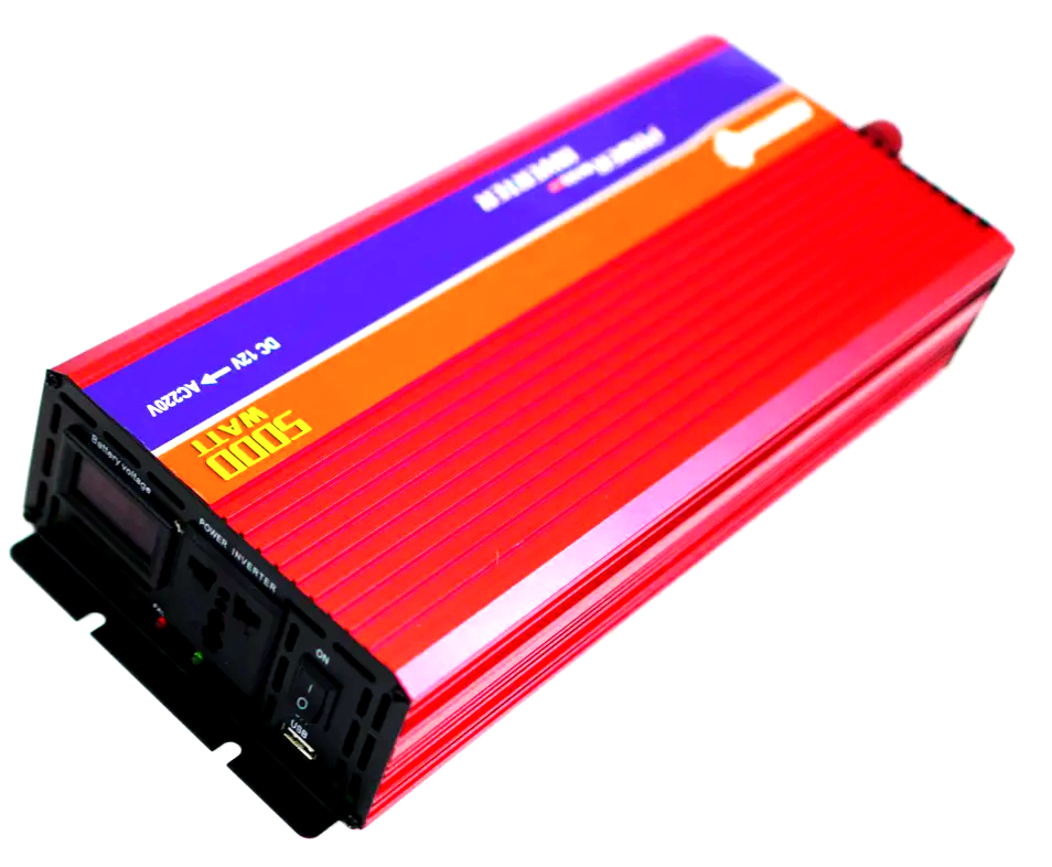 Инвертор автомобильный PowerOne 12V-220V 5000W USB с вольтметром и функцией плавного пуска (22775427) - фото 6 Инвертор автомобильный PowerOne 12V-220V 5000W USB с вольтметром и функцией плавного пуска (22775427) - фото 6