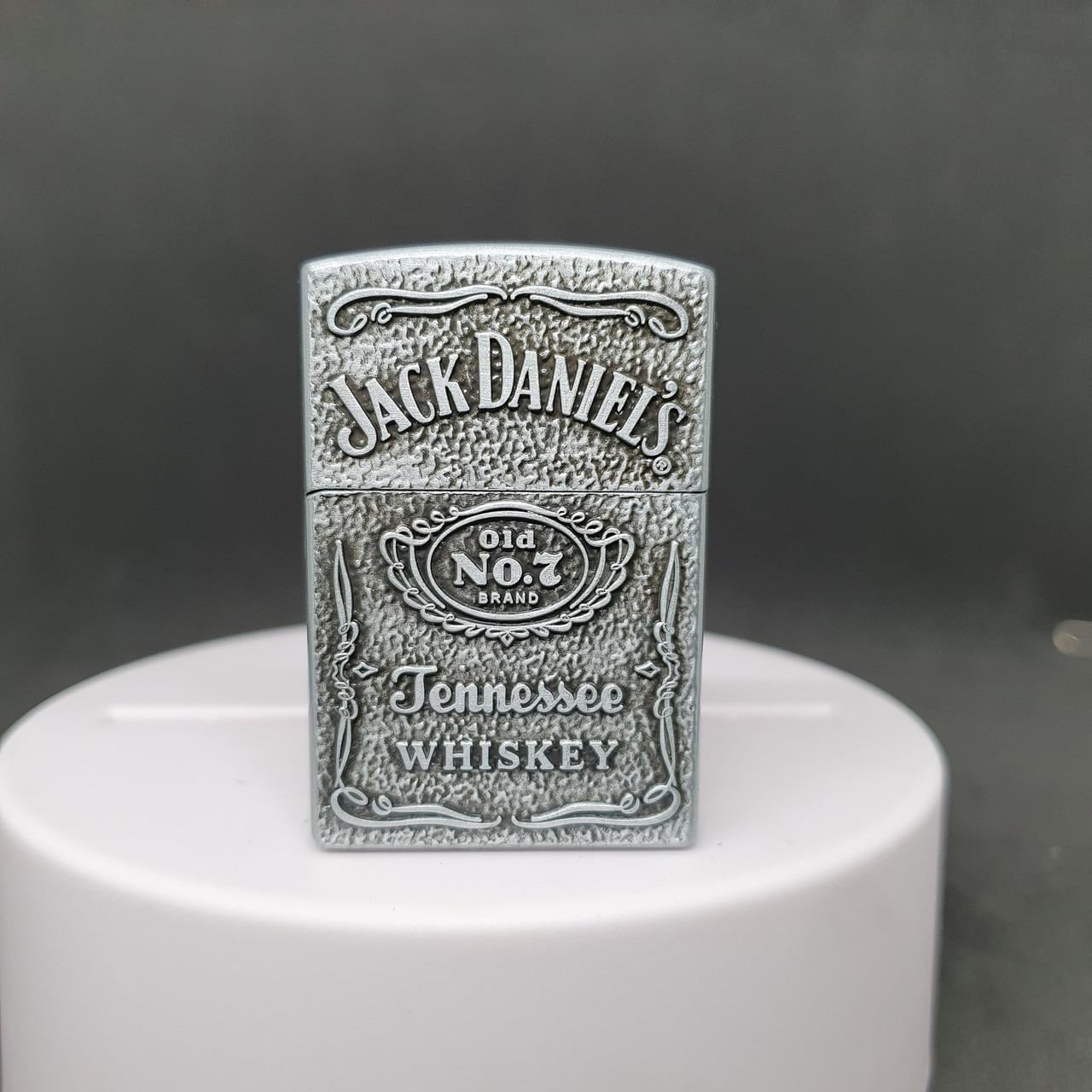 Запальничка газова кремнієва "Jack Daniels" № YR1-1 Сріблястий (27458105)