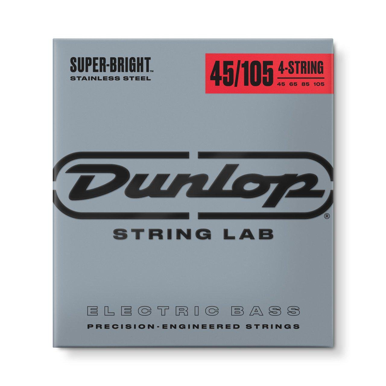 Струны для бас-гитары Dunlop DBSBS45105 Super Bright Steel (121845)