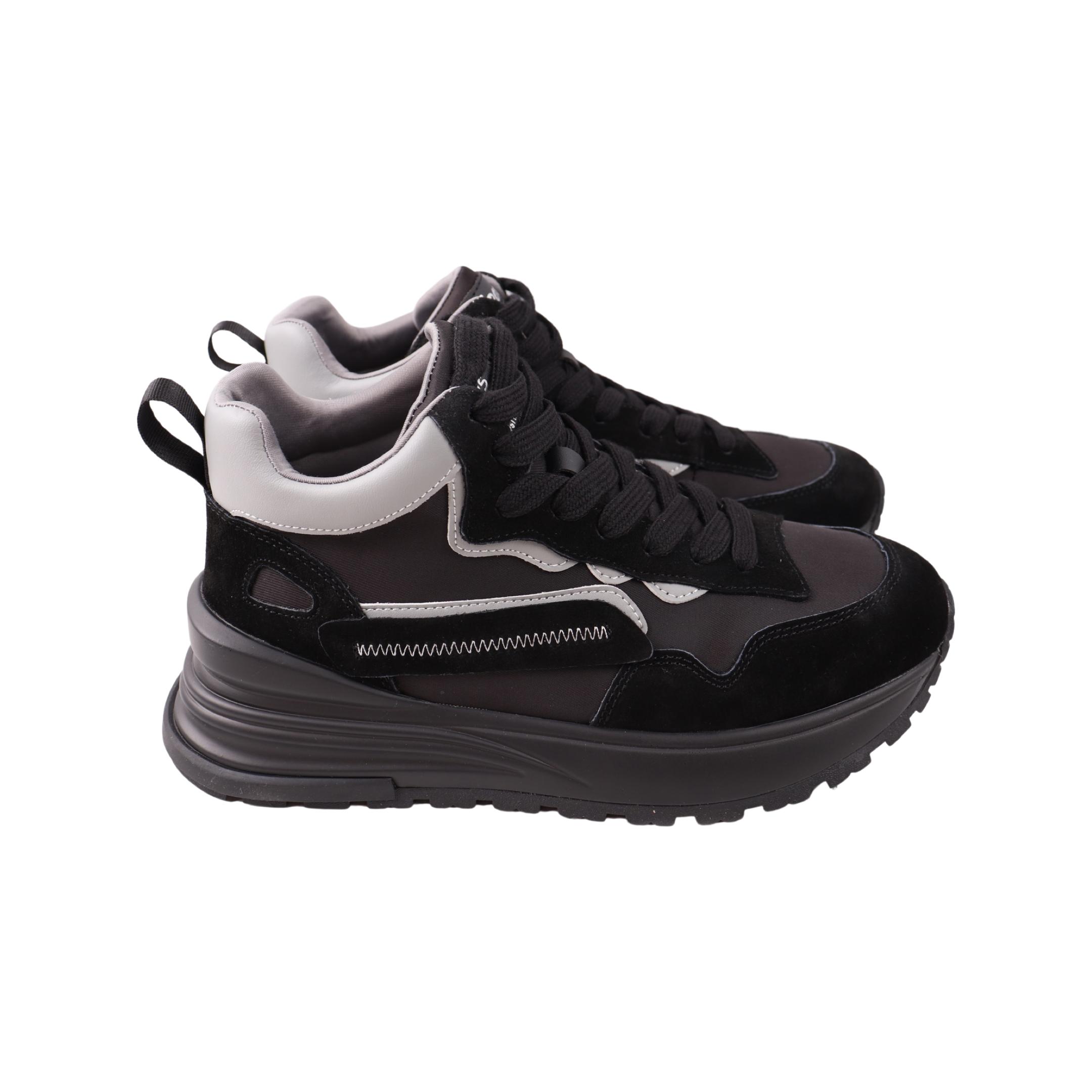 Ботинки женские Melanda текстиль р. 38 Черный (226-23DHS)